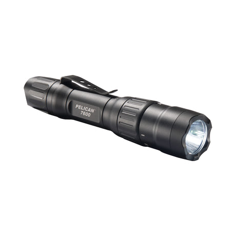 7600 Tactical Flashlight, LED, 944 Lumens, CR123 Batteries