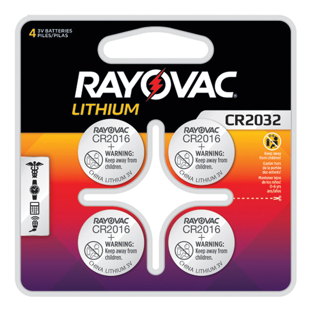 CR2032 Lithium Coin Cell Batteries, 3 V