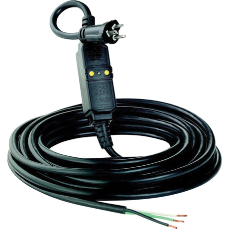 Inline GCFI Extension Cord, 120 V, 20 Amps, 37' Cord