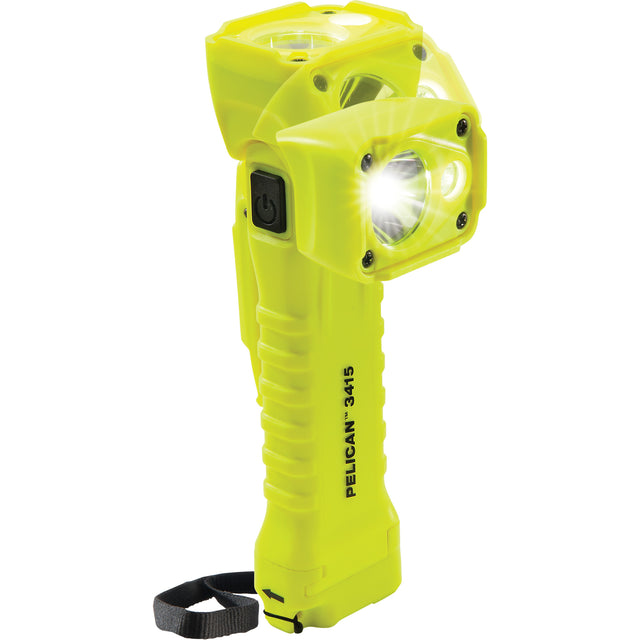Right Angle Flashlight, LED, 336 Lumens, AA Batteries