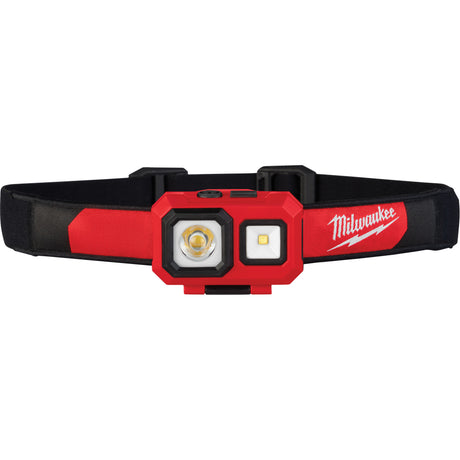 Spot & Flood Beam Headlamp, LED, 450 Lumens, 2 Hrs. Run Time, AAA Batteries