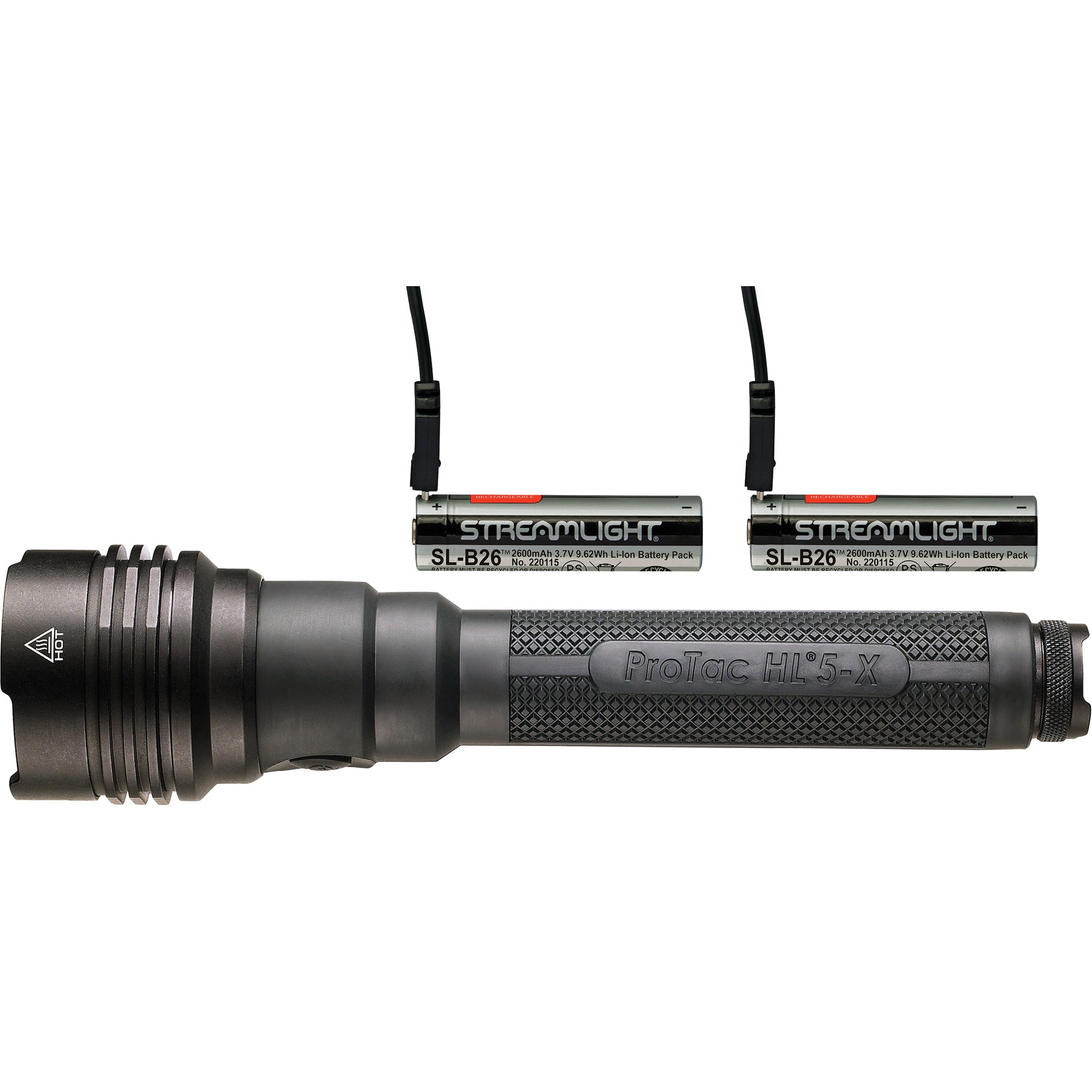 ProTac HL® 5-X USB Flashlight, LED, 3500 Lumens, Rechargeable/CR123A Batteries