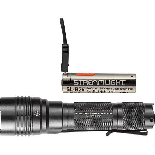 ProTac® HL-X USB Tactical Light, LED, 1000 Lumens, Rechargeable/CR123A Batteries