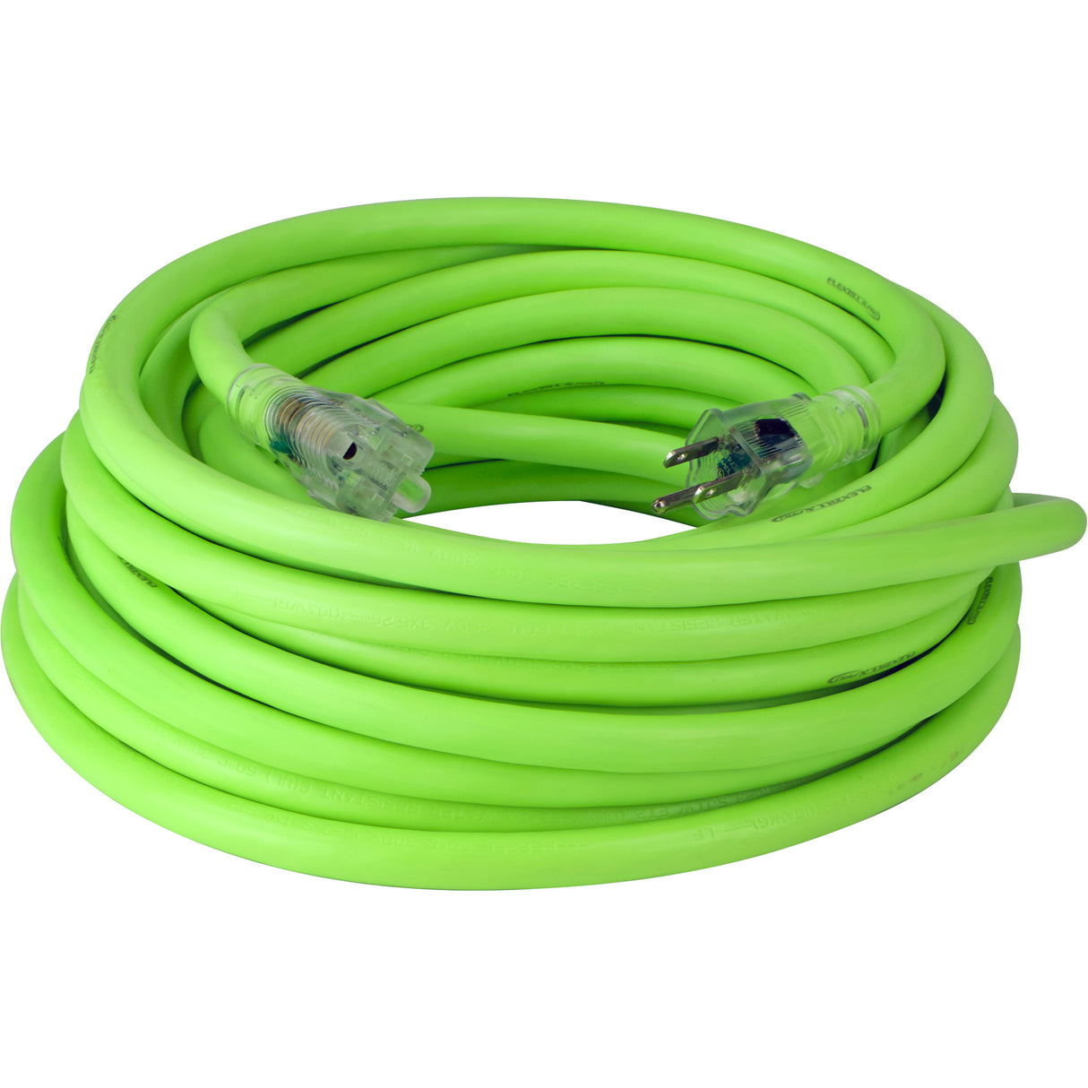 Flexzilla® Pro Industrial Extension Cord, All-Weather, SJTW, 10/3 AWG, 15 A, 50'