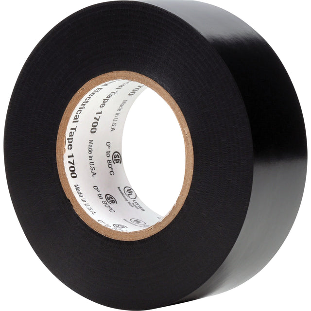 Temflex™ Vinyl Electrical Tape 1700, 25.4 mm (1") x 20.1 m (66'), Black, 7 mils