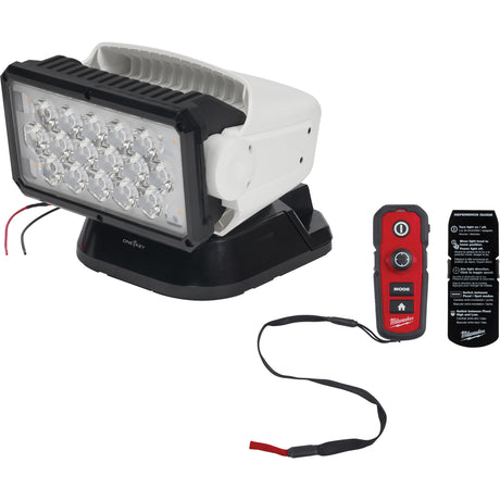 Utility Remote Control Search Light, LED, 4250 Lumens