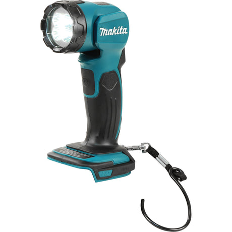 18V Li-Ion Flashlight, LED, 160 Lumens, 54 Hrs. Run Time, Rechargeable Battery, Rubber