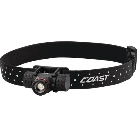 XPH25R Headlamp, LED, 410 Lumens, 9.25 Hrs. Run Time, Rechargeable/CR123 Batteries