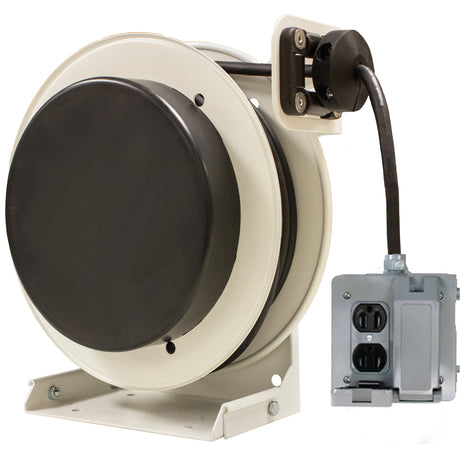 Cord Reel, 50', SJOOW, 12/3 Gauge, 15 A