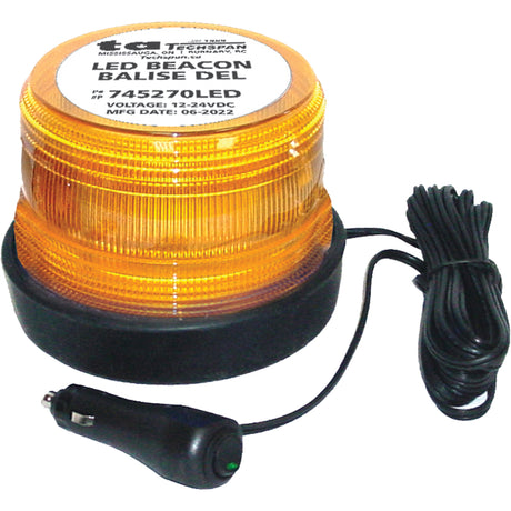 Junior Low Profile Warning Light, Strobe, Amber