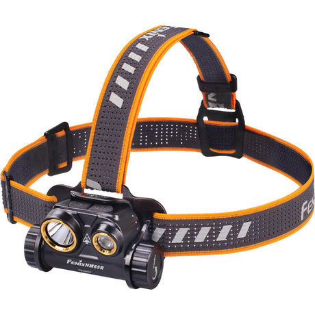 Fenix Rechargeable Dual Beam Headlamp, 400/1000 Lumens, 4/20 Hrs. Run Time, Rechargeable Batteries