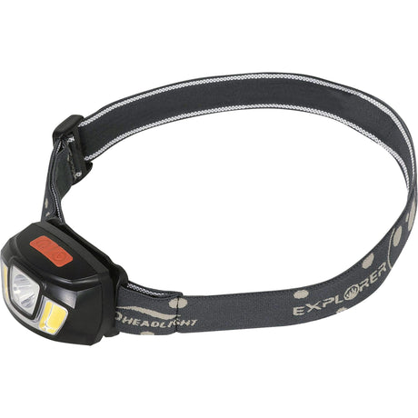 JUHL-250 Cree XPG SMD Headlamp, LED, 250 Lumens, 3 Hrs. Run Time, Rechargeable Batteries