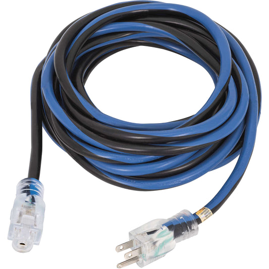 JLEC-1450S Contractor Grade Extension Cord, Indoor/Outdoor, SJTOW, 14 AWG, 15 A, 50'
