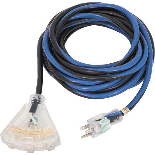 JLEC-1450 Contractor Grade Extension Cord, Indoor/Outdoor, SJTOW, 14 AWG, 15 A, 50'