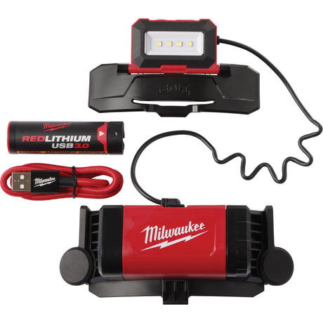 Bolt™ Redlithium™ USB Headlamp, LED, 600 Lumens, 4 Hrs. Run Time, Rechargeable Batteries