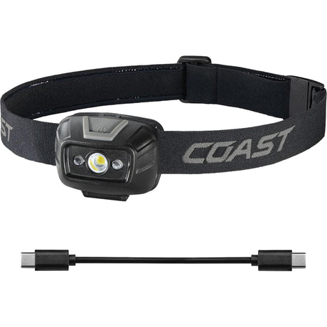 FL20R Dual Colour Wide Angle Flood Headlamp, LED, 520 Lumens, 2.5 Hrs. Run Time, Rechargeable Batteries