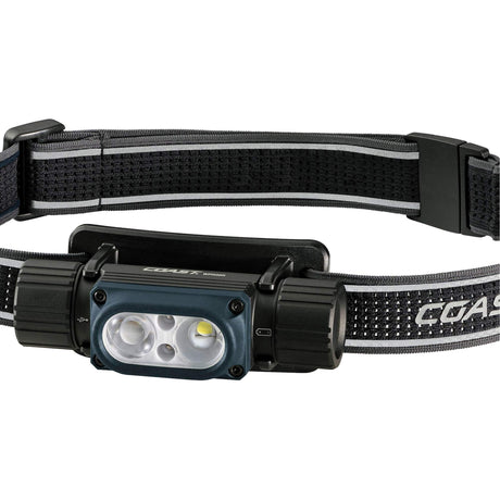 WPH30R Waterproof Ultra Bright Dual Power Headlamp, LED, 1000 Lumens, Rechargeable Batteries