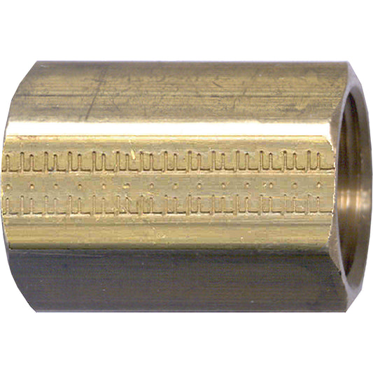 Pipe Coupling, Brass, 1/8"
