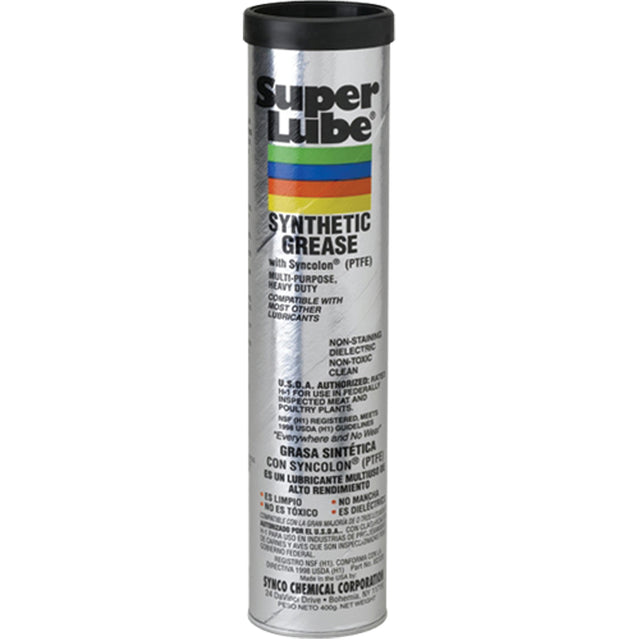 Super Lube™ Synthetic Based Grease With PFTE, 400 g, Cartridge