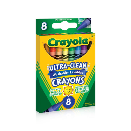 Crayola Ultra-Clean Washable Crayons, 8 Count (Case of 24)