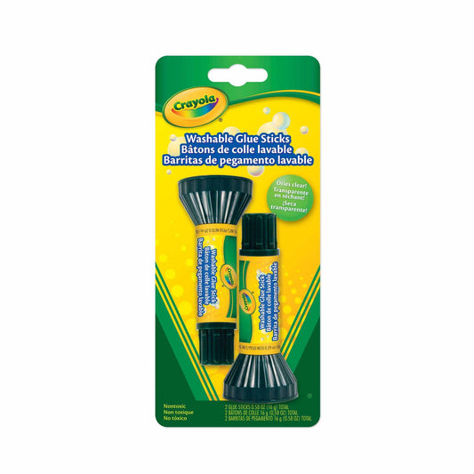 Crayola Washable Glue Sticks, 2 Count (Case of 12)