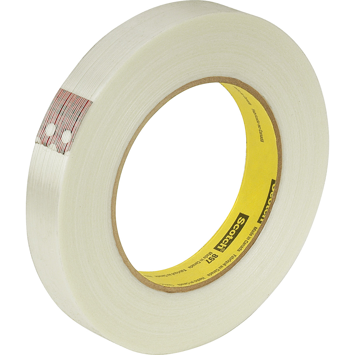 Scotch® 897 Filament Tape, 5 mils Thick, 24 mm (1") x 55 m (180')