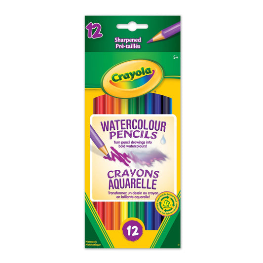 Crayola Watercolour Pencils, 12 Count (Case of 12)