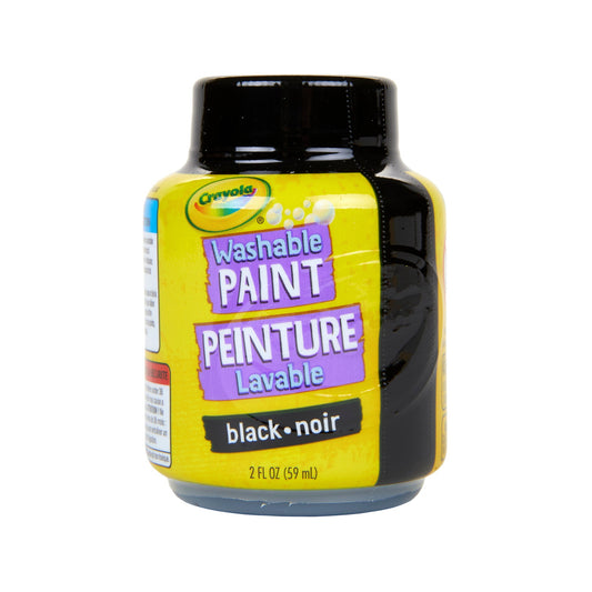 Crayola Washable Paint 2 Ounces, Black (Case of 12)