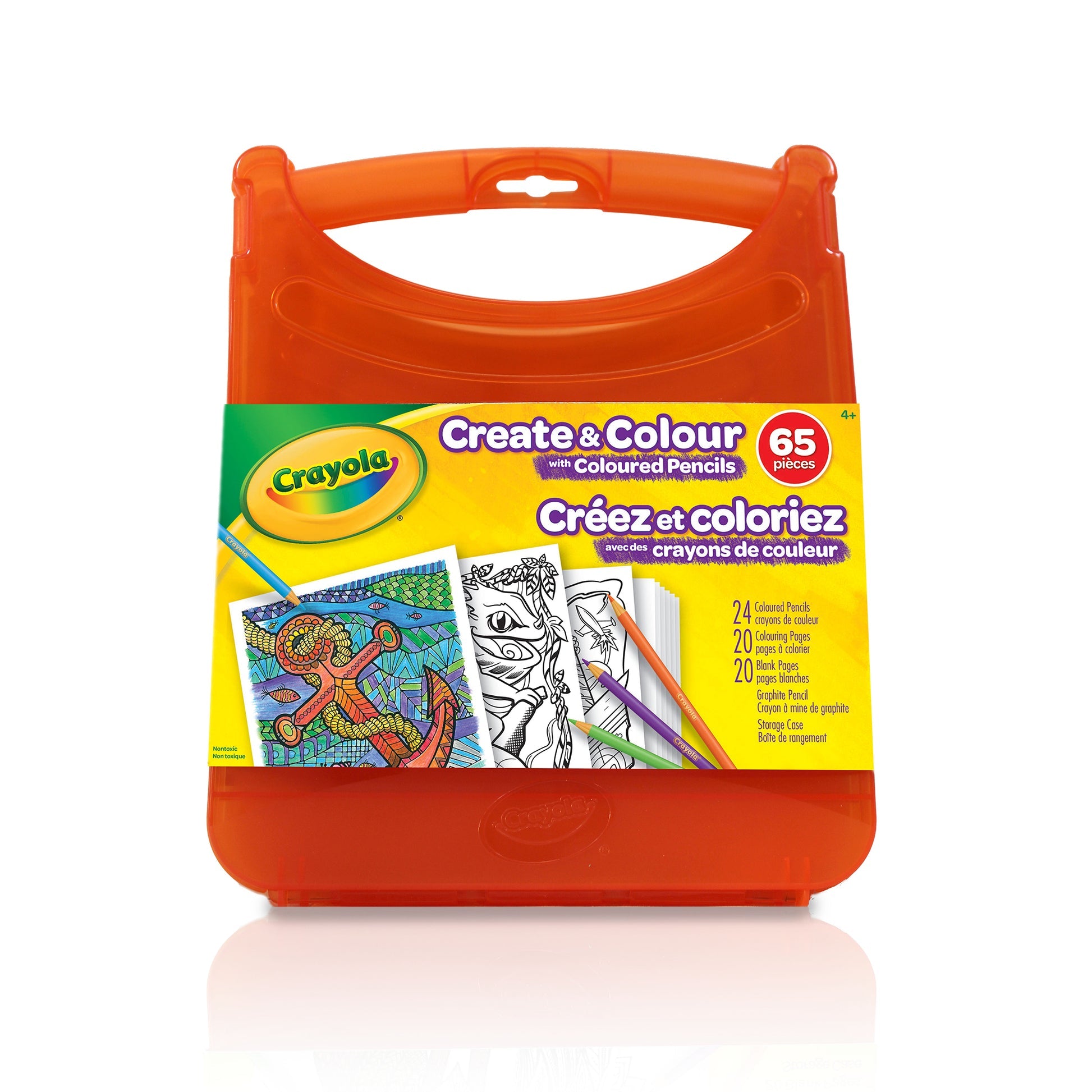 Crayola Create & Colour Coloured Pencils Kit (Case of 4)