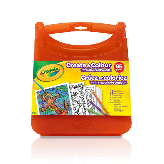 Crayola Create & Colour Coloured Pencils Kit (Case of 4)