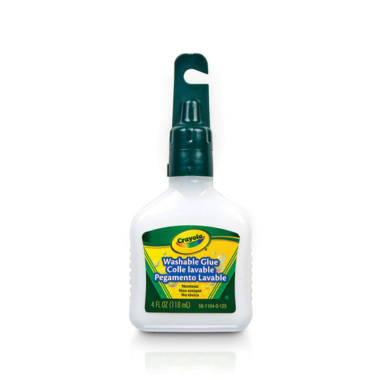 Crayola Washable No-Run School Glue, 118 ml (Case of 12)